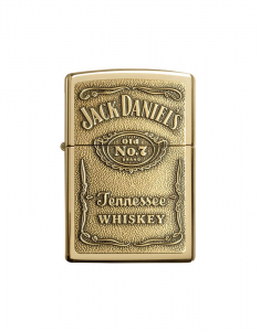 Bricheta Zippo Whisky Edition High Polish Solid Brass Jack Daniels 254BJD.428, 001, bb-shop.ro
