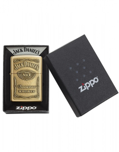 Bricheta Zippo Whisky Edition High Polish Solid Brass Jack Daniels 254BJD.428, 004, bb-shop.ro
