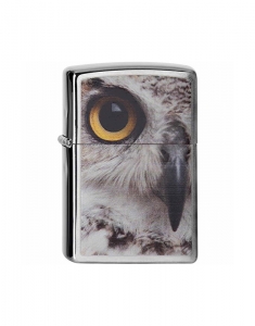 Bricheta Zippo Executiv Owl Face Brushed Chrome 28650, 02, bb-shop.ro