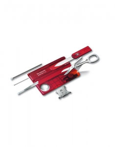 Briceag Victorinox Swiss Army Knvies Swiss Card Lite Red Translucent 0.7300.T, 02, bb-shop.ro