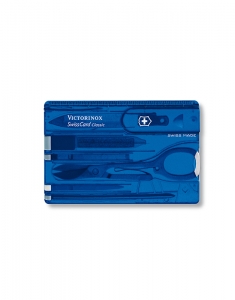 Briceag Victorinox Swiss Army Knvies Swiss Card Classic Sapphire Translucent 0.7122.T2, 02, bb-shop.ro