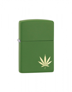 Bricheta Zippo Classic Marijuana Leaf on the Side 29588, 02, bb-shop.ro