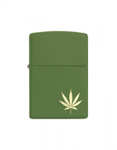 Bricheta Zippo Classic Marijuana Leaf on the Side 29588, 001, bb-shop.ro