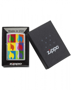 Bricheta Zippo Special Edition Abstract Falme Design 29623, 004, bb-shop.ro