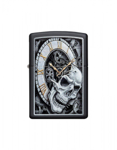 Bricheta Zippo Special Edition Skull Clock Design 29854, 001, bb-shop.ro