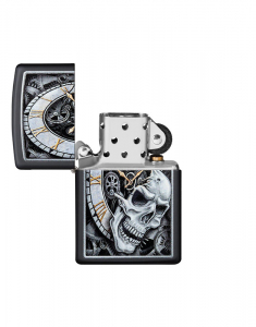 Bricheta Zippo Special Edition Skull Clock Design 29854, 005, bb-shop.ro