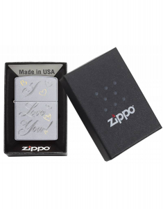 Bricheta Zippo Classic I love you 205.AE400432, 002, bb-shop.ro
