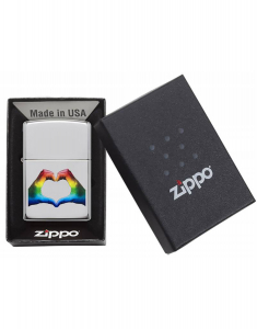 Bricheta Zippo Classic Rainbow Hands 250.CI407085, 001, bb-shop.ro
