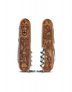 Briceag Victorinox Swiss Army Knives Climber Wood Swiss Spirit Special Edition 2021 1.3701.63L21, 001, bb-shop.ro