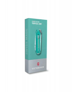 Briceag Victorinox Swiss Army Knives Classic SD Transparent Tropical Surf 0.6223.T24G, 003, bb-shop.ro