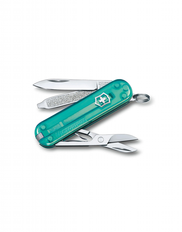 Briceag Victorinox Swiss Army Knives Classic SD Transparent Tropical Surf 0.6223.T24G, 01, bb-shop.ro
