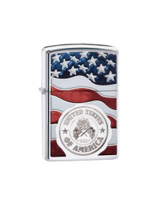 Bricheta Zippo American Stamp on Flag 29395, 02, bb-shop.ro