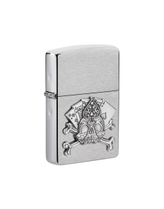 Bricheta Zippo Card Skull Emblem 49293, 02, bb-shop.ro