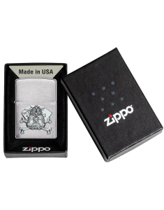 Brichete, Bricheta Zippo Card Skull Emblem 49293, bb-shop.ro
