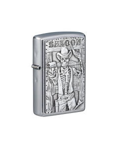 Bricheta Zippo Saloon Skull Emblem 49298, 02, bb-shop.ro