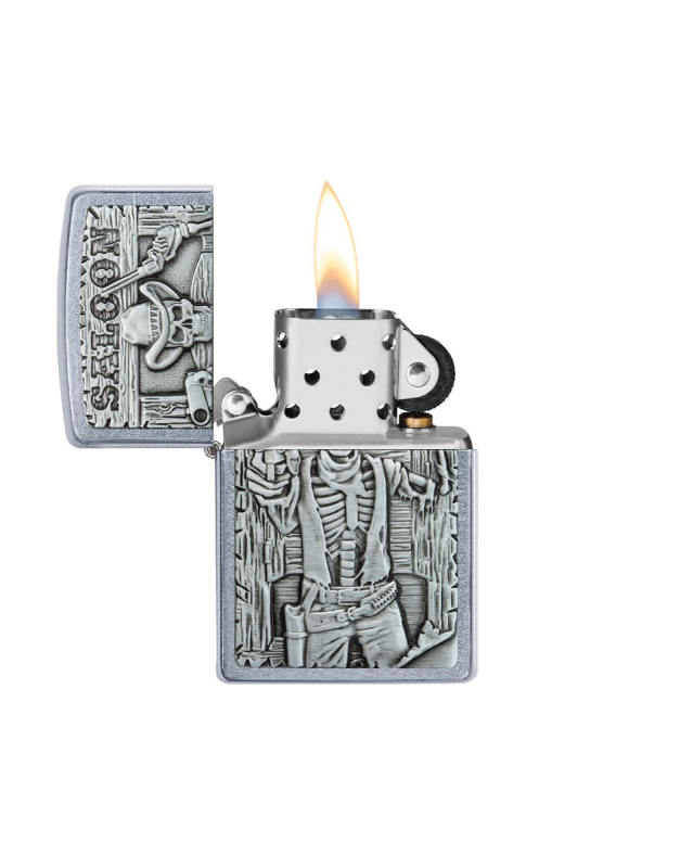 Bricheta Zippo Saloon Skull Emblem 49298, 1, bb-shop.ro