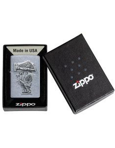 Brichete unisex ZIPPO, Bricheta Zippo Dead Mans Hand Emblem Design 49536, bb-shop.ro