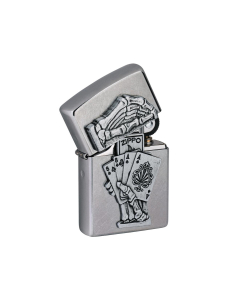 Brichete unisex ZIPPO, Bricheta Zippo Dead Mans Hand Emblem Design 49536, bb-shop.ro