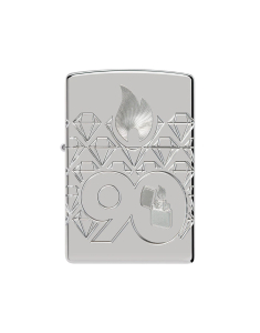Bricheta Zippo 90th Anniversary Sterling Silver Collectible 48461, 02, bb-shop.ro