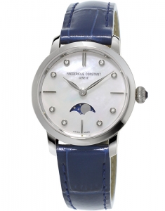 Ceasuri, Ceas Frederique Constant Slimline Ladies Moonphase FC-206MPWD1S6, bb-shop.ro
