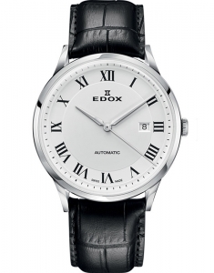 Ceas de mana Edox Les Vauberts Automatic Date 80106 3C AR, 02, bb-shop.ro