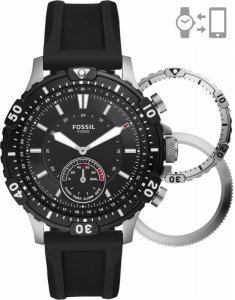 Ceas de mana Fossil Hybrid Smartwatch Garrett set FTW1190SET, 02, bb-shop.ro