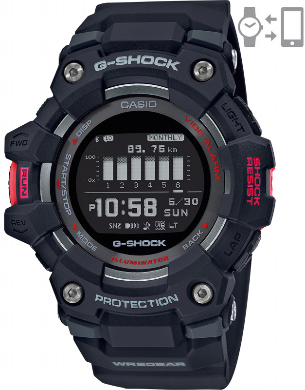 Ceas de mana G-Shock G-Squad Smart Watch GBD-100-1ER, 01, bb-shop.ro