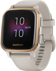 Ceas de mana Garmin Venu® Sq – Music Edition Light Sand Rose Gold 010-02426-11, 001, bb-shop.ro