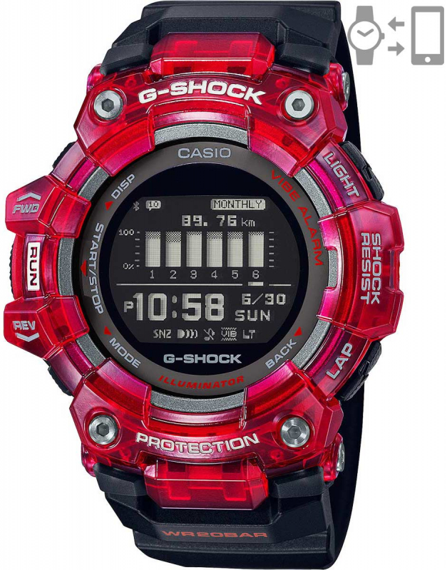 Ceas de mana G-Shock G-Squad Smart Watch GBD-100SM-4A1ER, 01, bb-shop.ro