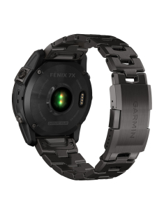 Ceas de mana Garmin fenix 7X Sapphire Solar Carbon Grey DLC Titanium Bracelet 010-02541-27, 001, bb-shop.ro