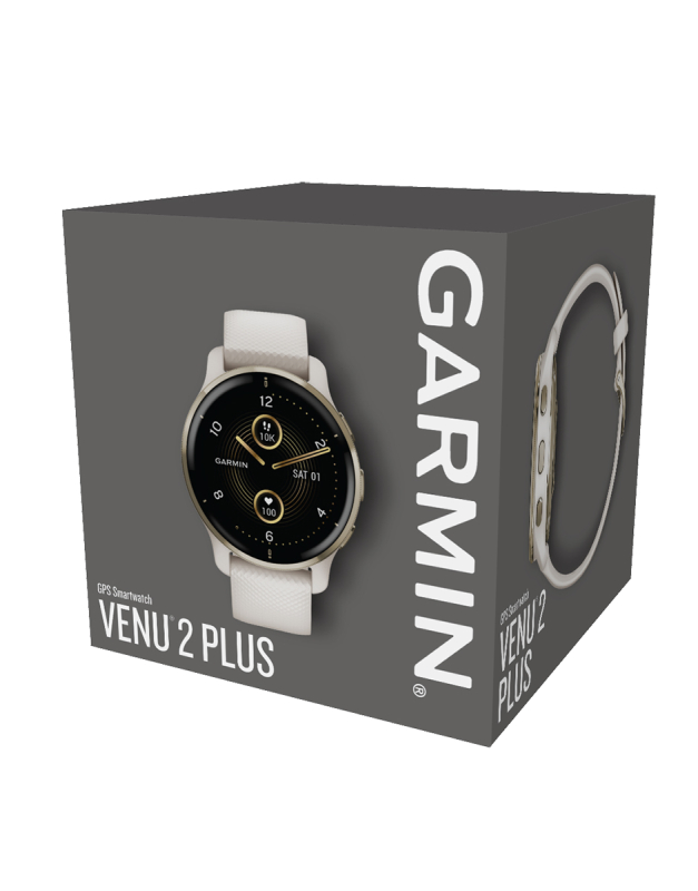 Ceas Garmin Venu® 2 Plus Ivory Cream Gold  Premium