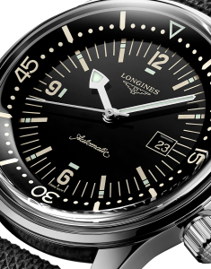 Ceas de mana Longines - The Longines Legend Diver Watch L3.374.4.50.0, 002, bb-shop.ro