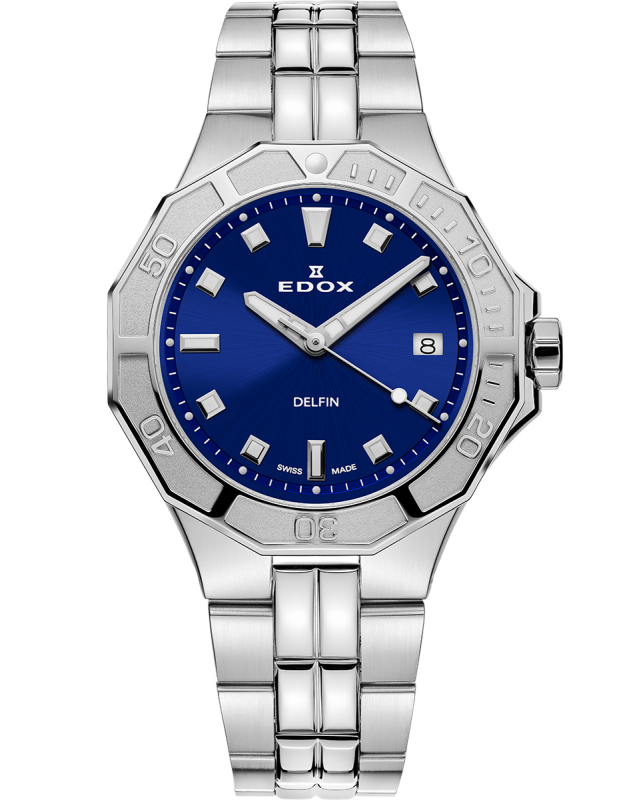 Ceas de mana Edox Delfin the original Diver Date Lady 53020 3M BUN, 01, bb-shop.ro