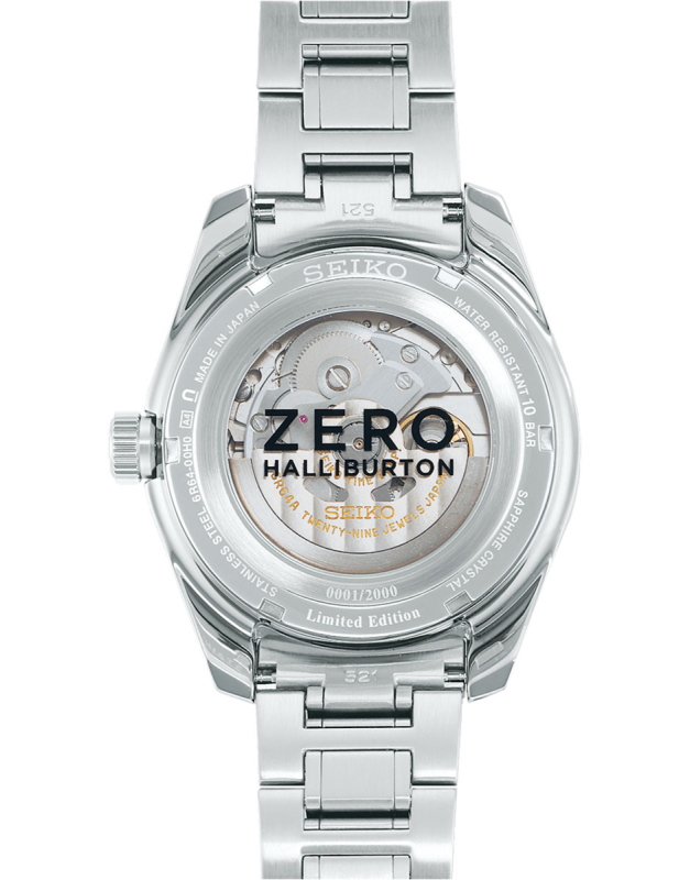 Ceas de mana Seiko Presage Sharp Edged GMT Zero Halliburton Editie Limitata SPB269J1, 1, bb-shop.ro