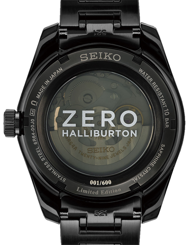 Ceas de mana Seiko Presage Sharp Edged GMT Zero Halliburton Editie Limitata SPB271J1, 1, bb-shop.ro