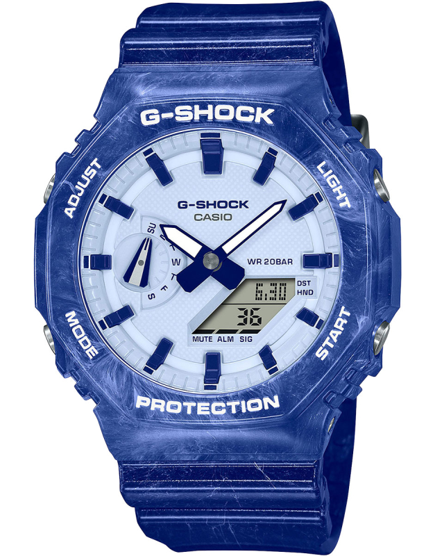 Ceas de mana G-Shock Specials GA-2100BWP-2AER, 01, bb-shop.ro