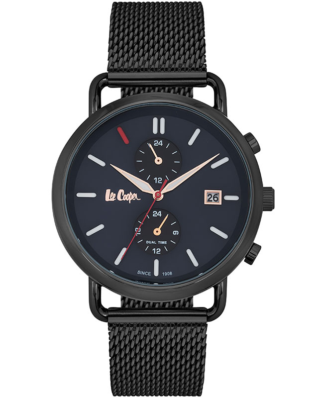 Ceas de mana Lee Cooper Date and Dual Time LC06710.090, 01, bb-shop.ro