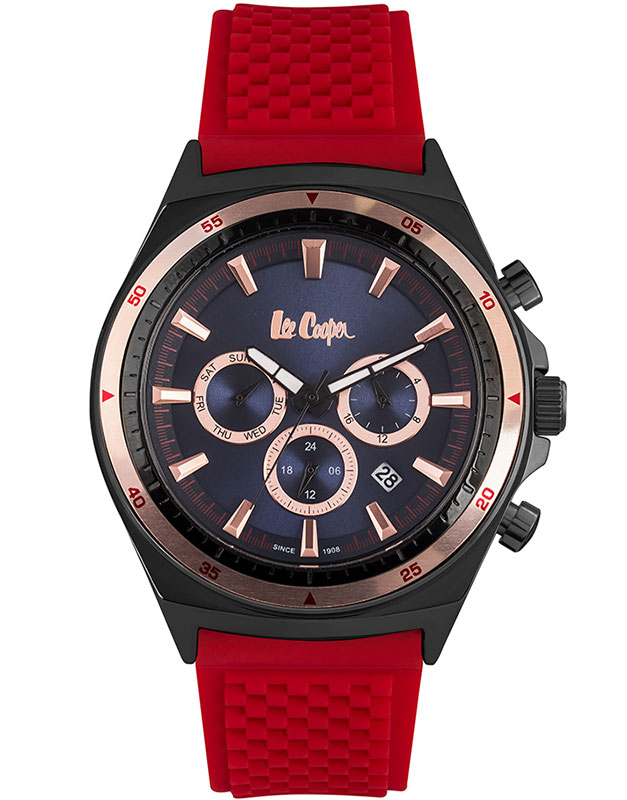 Ceas de mana Lee Cooper Date and Dual Time LC06830.698, 01, bb-shop.ro