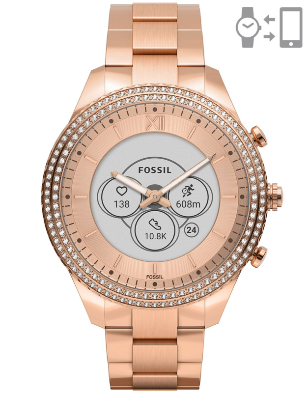 Ceas de mana Fossil Stella Gen 6 Hybrid Smartwatch FTW7063, 01, bb-shop.ro