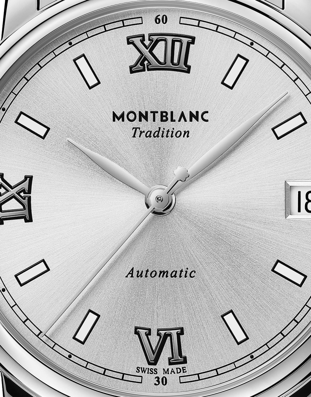Ceas de mana Montblanc Tradition Automatic Date 127773, 4, bb-shop.ro