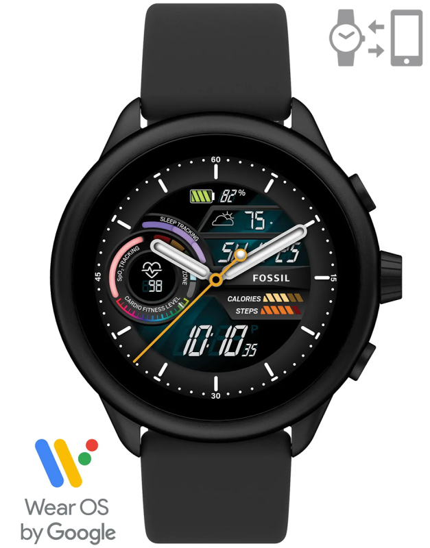 Ceas de mana Fossil Gen 6 Wellness Edition Smartwatch FTW4069, 01, bb-shop.ro