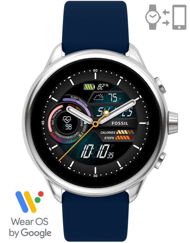 Ceas de mana Fossil Gen 6 Wellness Edition Smartwatch FTW4070, 01, bb-shop.ro