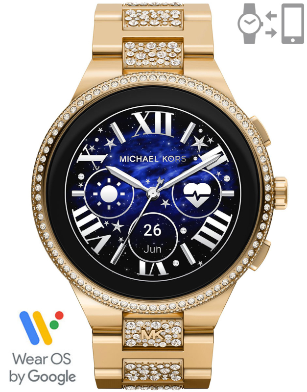 Ceas de mana Michael Kors Gen 6 Camille Smartwatch MKT5146, 01, bb-shop.ro