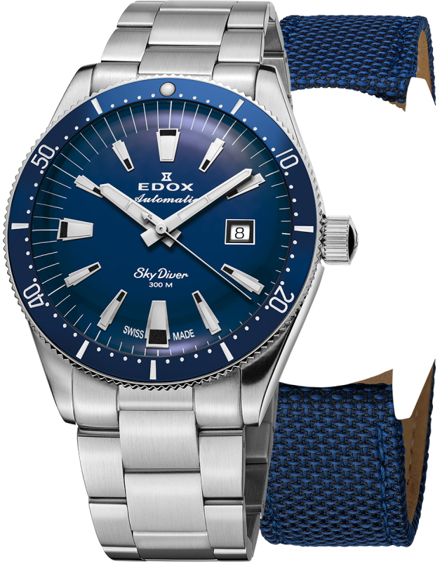 Ceas de mana Edox SkyDiver Date Automatic Limited Edition 80126 3BUM BUIN, 01, bb-shop.ro
