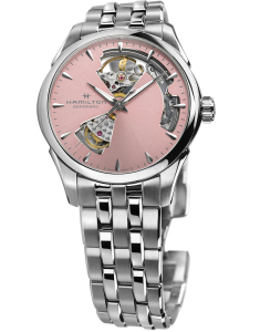 Ceasuri dama automatice, Ceas Hamilton Jazzmaster Open Heart Lady Auto H32215170, bb-shop.ro