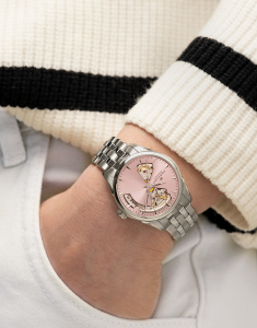 Ceasuri dama automatice, Ceas Hamilton Jazzmaster Open Heart Lady Auto H32215170, bb-shop.ro