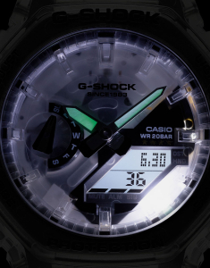 Ceas de mana G-Shock Classic 40th Anniversary Clear Remix GA-2140RX-7AER, 001, bb-shop.ro