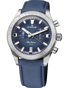 Ceasuri barbatesti set, Ceas Edox SkyDiver Chronograph 10116 3 BUIDN, bb-shop.ro