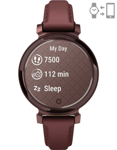 Ceas de mana Garmin Lily™ 2 Dark Bronze with Mulberry Leather Band 010-02839-03, 02, bb-shop.ro