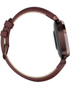 Ceas de mana Garmin Lily™ 2 Dark Bronze with Mulberry Leather Band 010-02839-03, 004, bb-shop.ro
